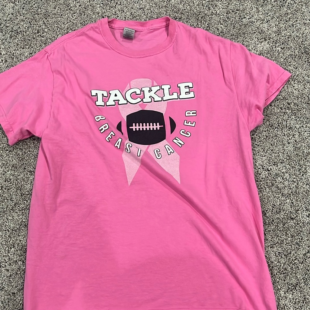 Breast cancer awareness football shirt